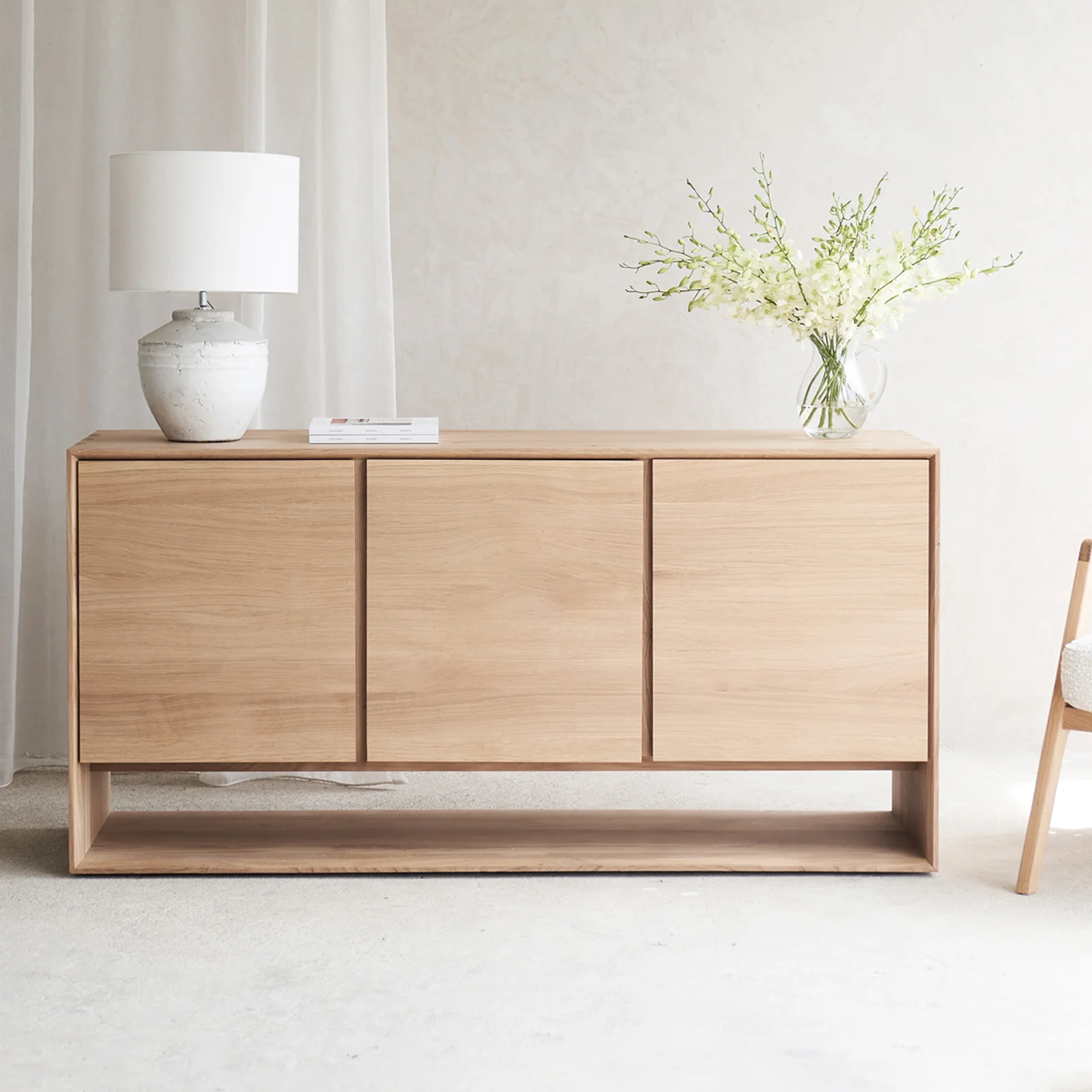 Expertly Made Nordic Sideboard Oak 158cm Quality