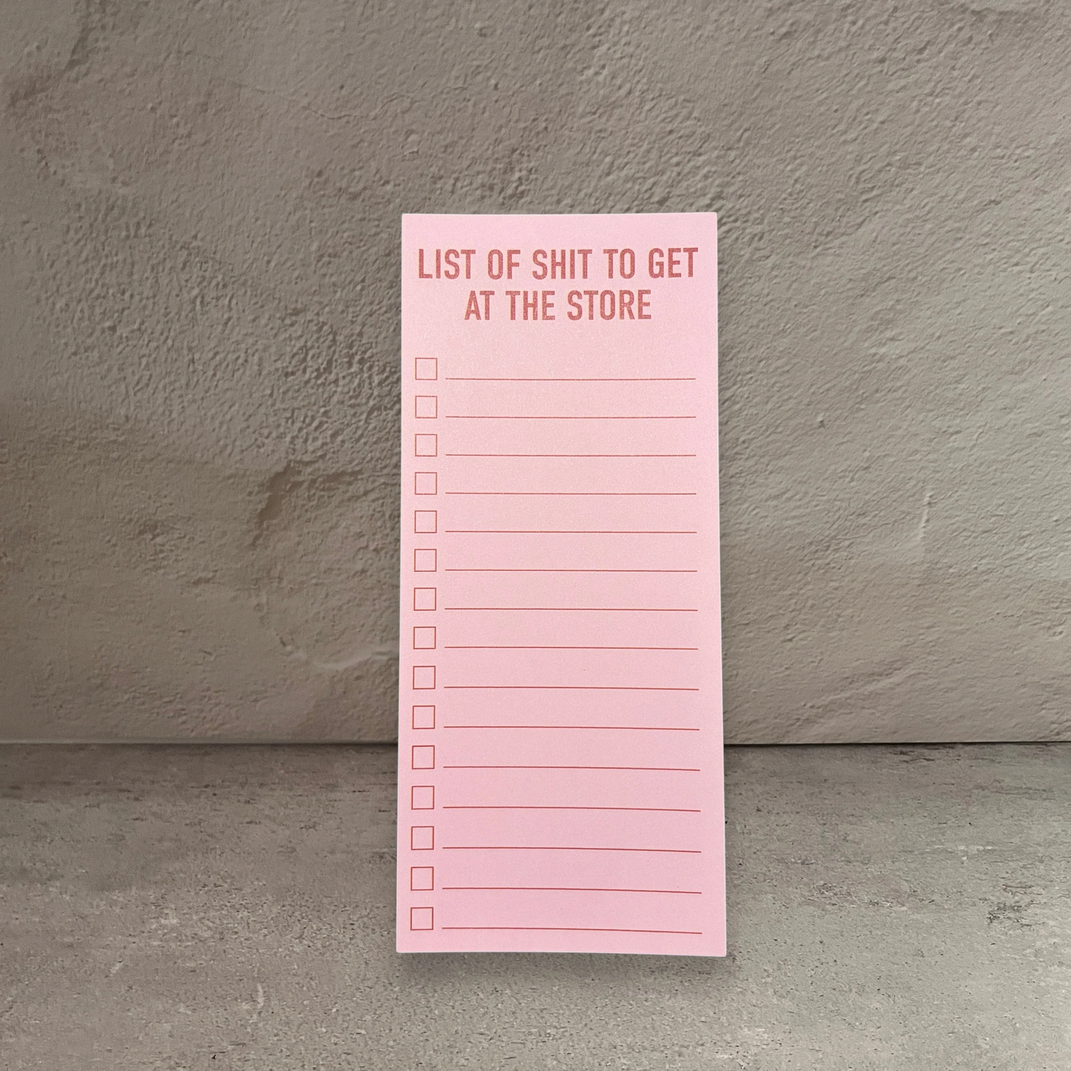 Verified Shit To Get at the Store Magnetic Notepad Superior