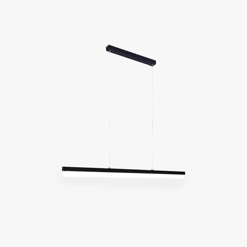 Premium Material Edge Modern Linear Metal Acrylic Pendant Light White Black Reusable