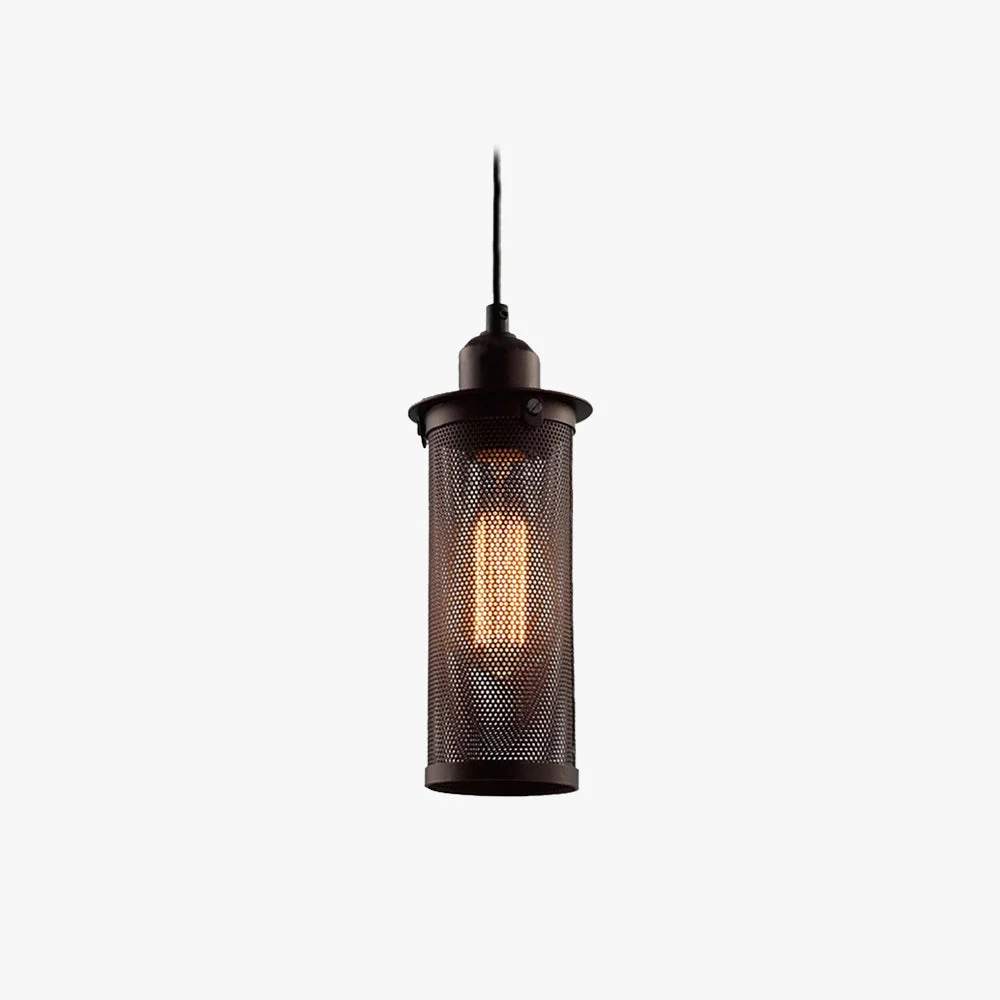 Sophisticated Sanna Industrial Metal Pendant Light Black Rust Unique