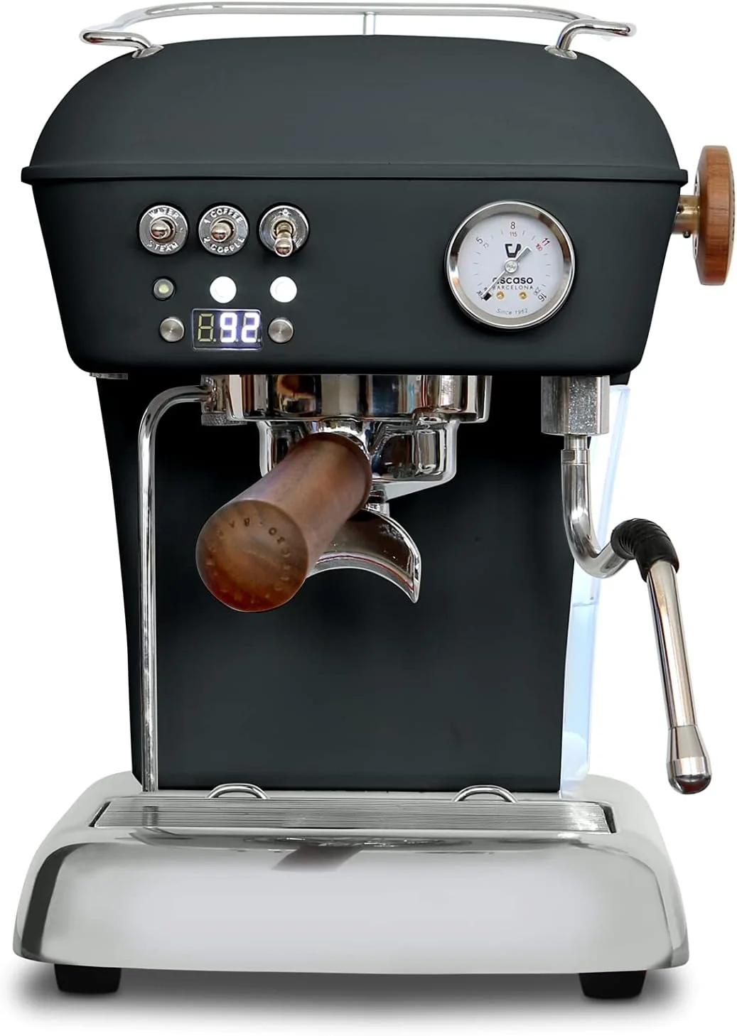Superior Ascaso Dream PID Programmable Home Espresso Machine w Volumetric Controls 120V Anthracite Prestigious