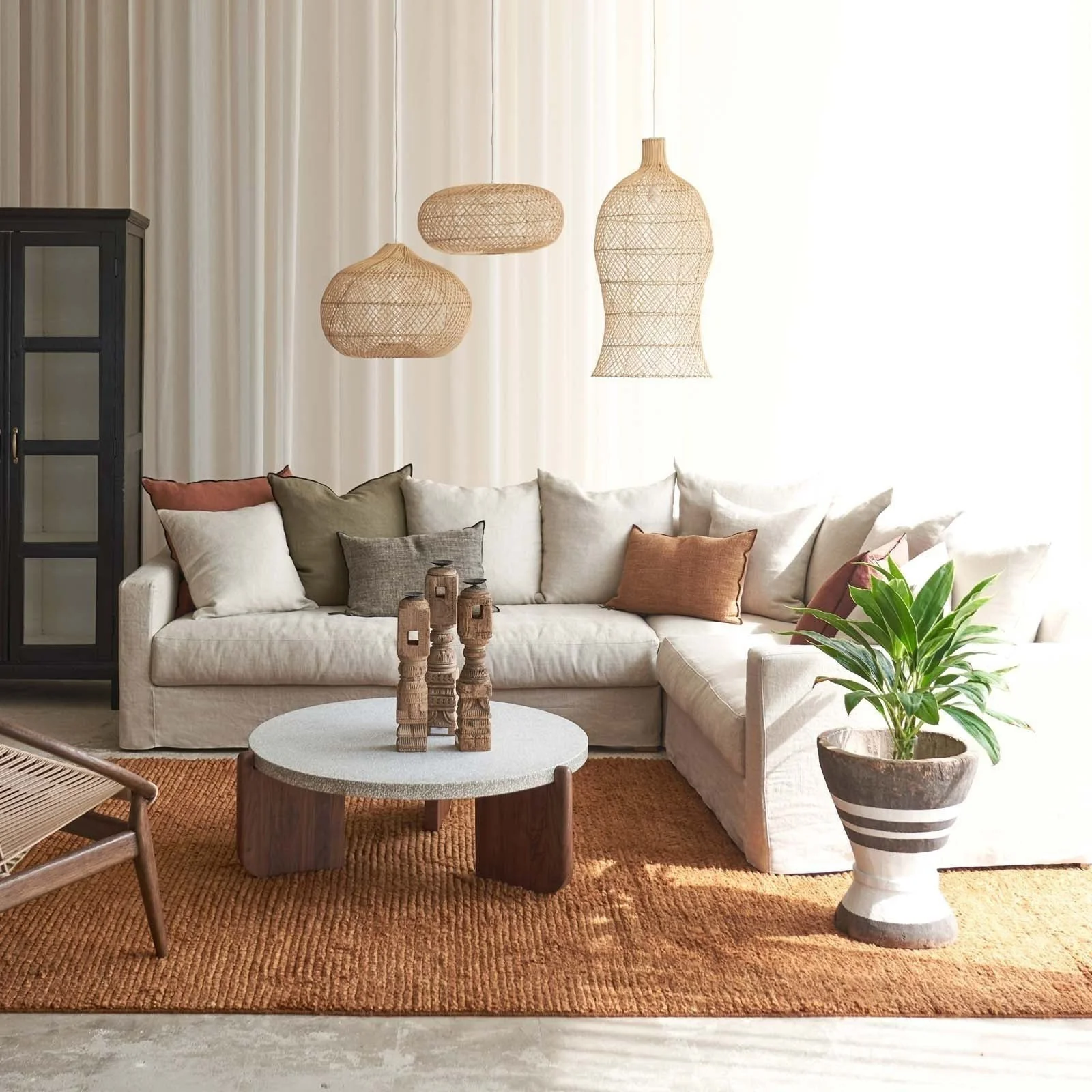 Green Sloopy Modular Corner Fabric Sofa Ce 290cm Secure
