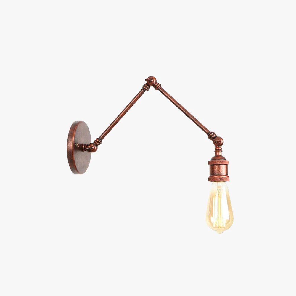 Top-Quality Brady Wall Lamp Minimalist Tapered Adjustable Metal 2-Color Bedroom Expertly Made