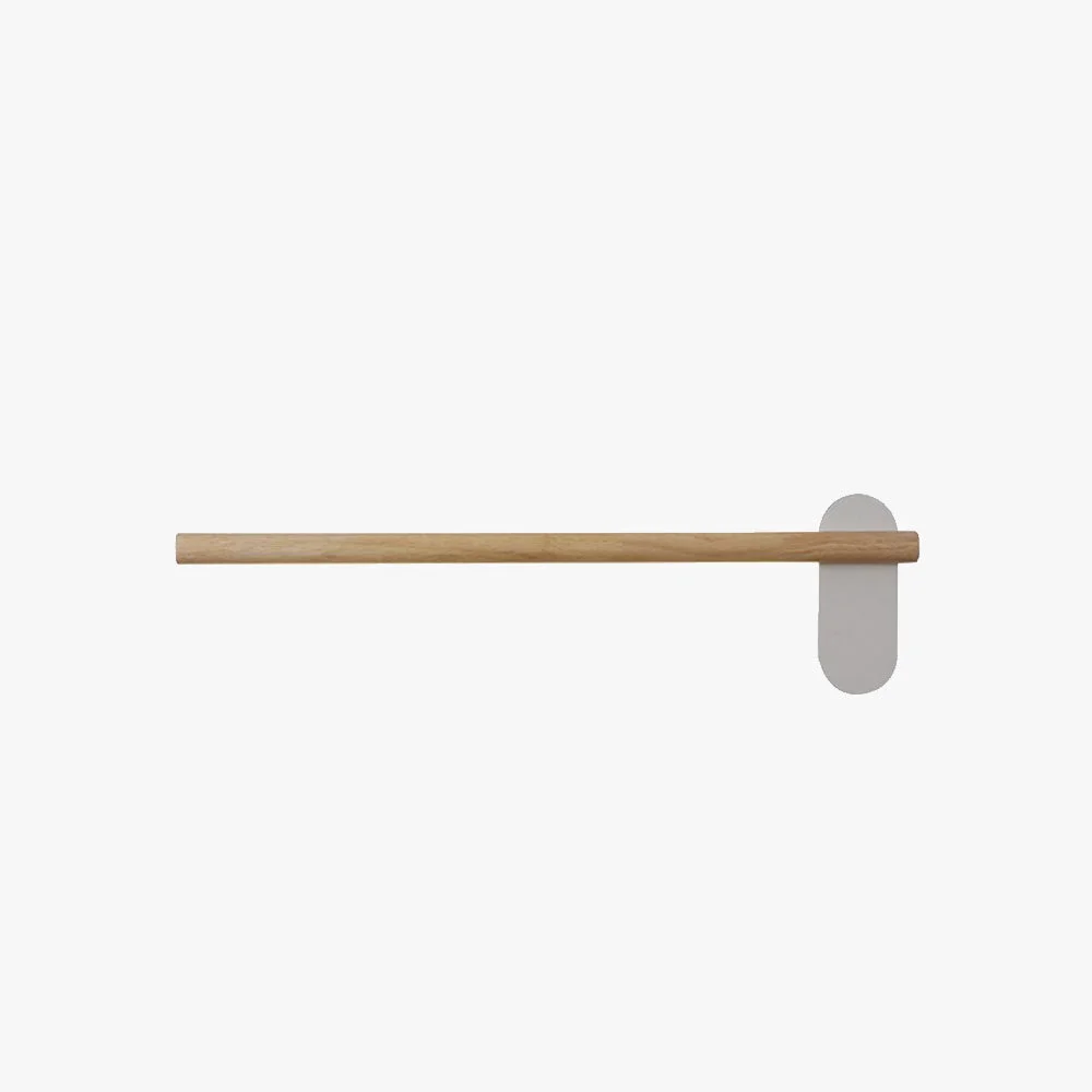 Contemporary Ozawa Modern Linear Wood Wall Lamp In Living Room Natural Light High-End