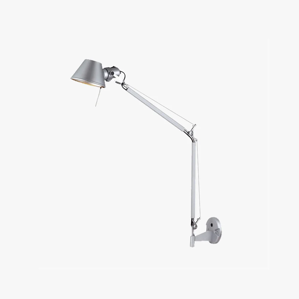 Superior Brady Wall Lamp Dome Modern Metal Adjustable Silver Living Room Specialty