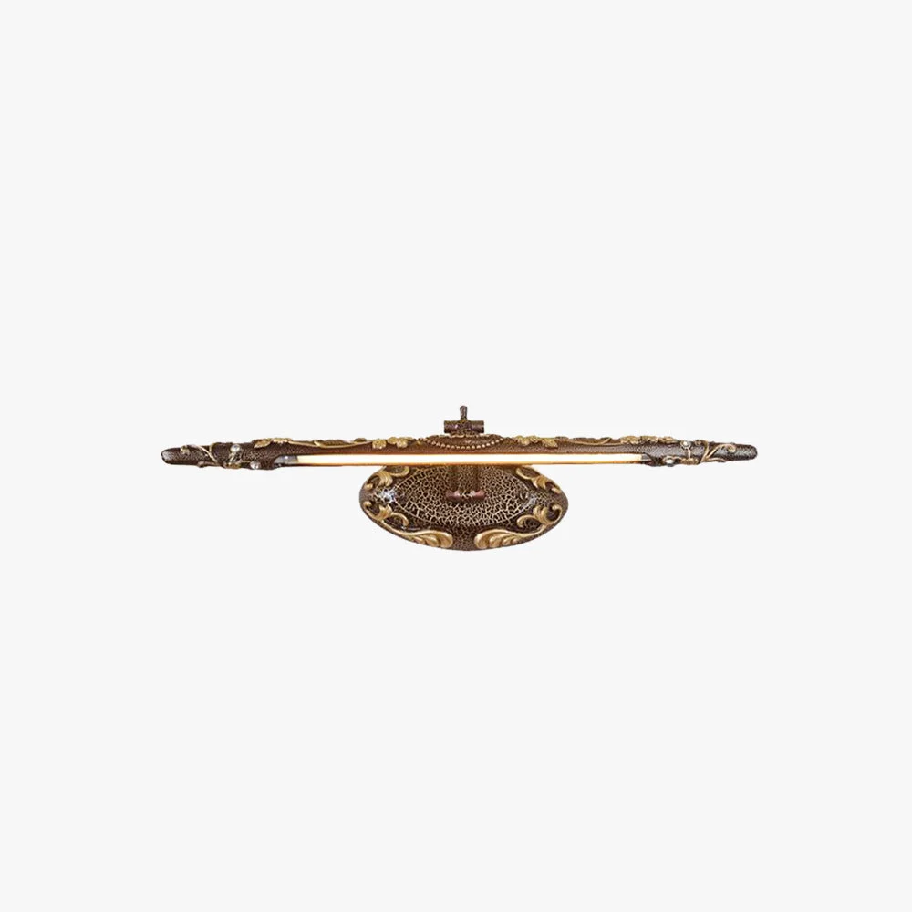 Dependable Félicie Vintage Linear Metal Wall Lamp Casual