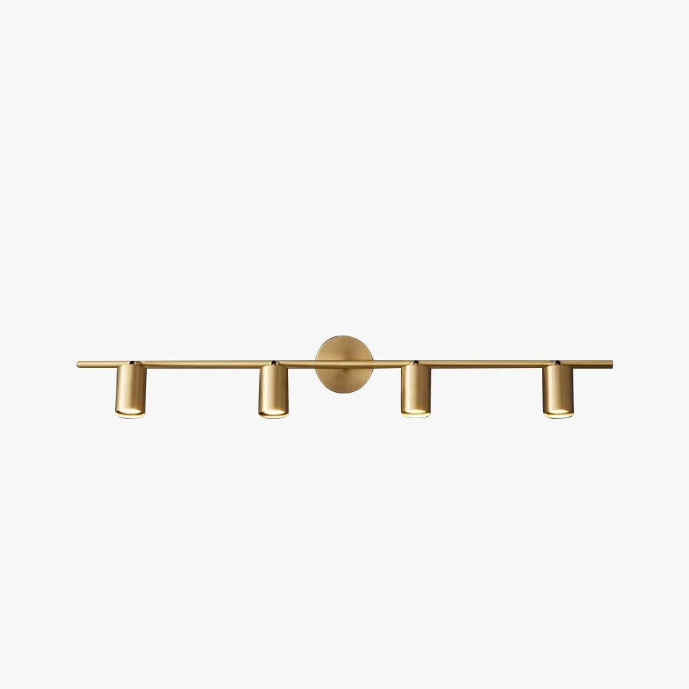 Premium Material Freja Modern Cylinder Metal Wall Mounted Lamp Black Brass Responsible