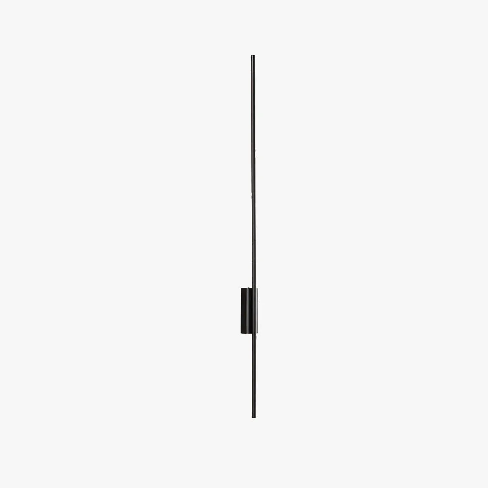 Premium Edge Modern Linear Metal Acrylic Bedroom Wall Lamp Black Brass Long-Lasting