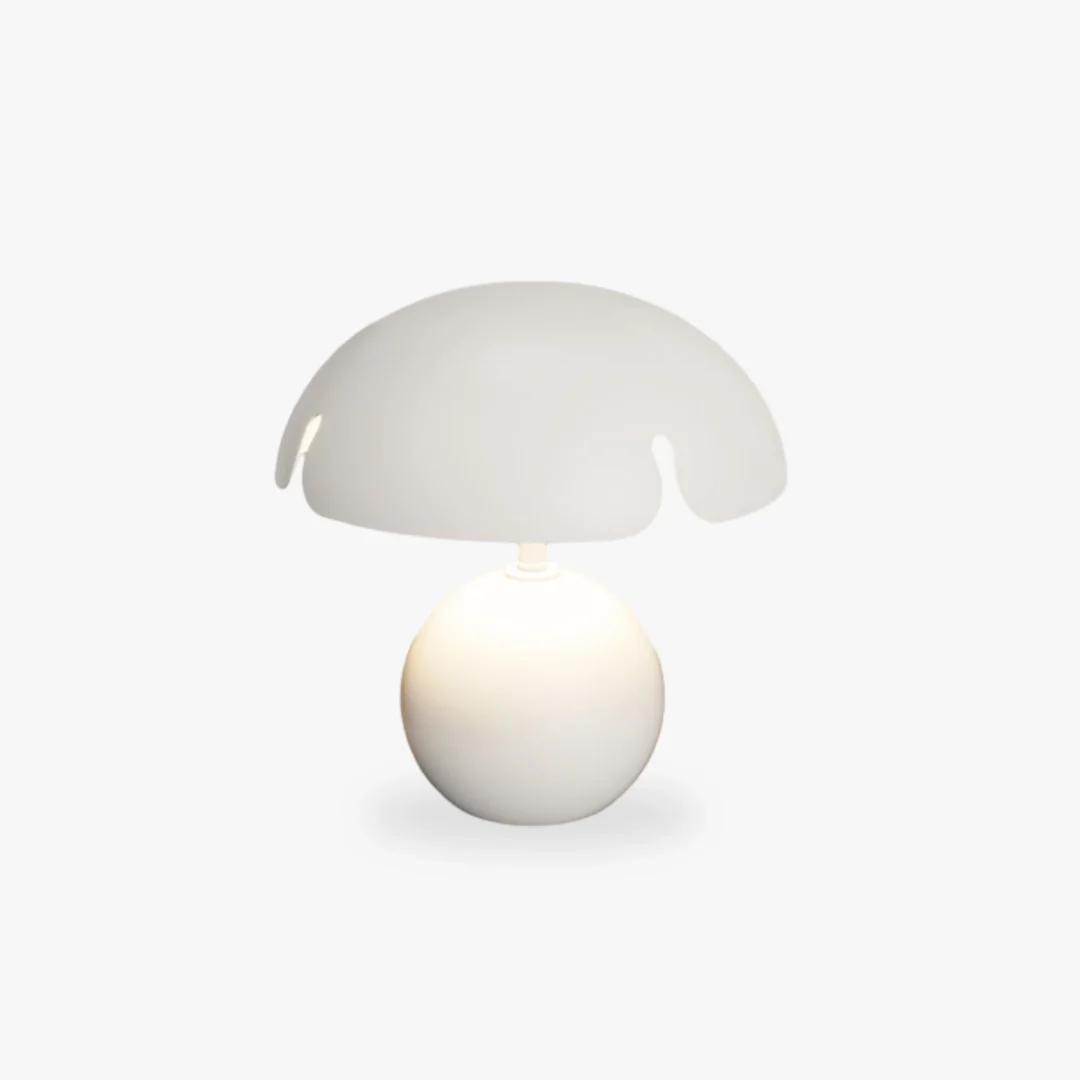 Lightweight Creamed Mushroom Lamp Modern