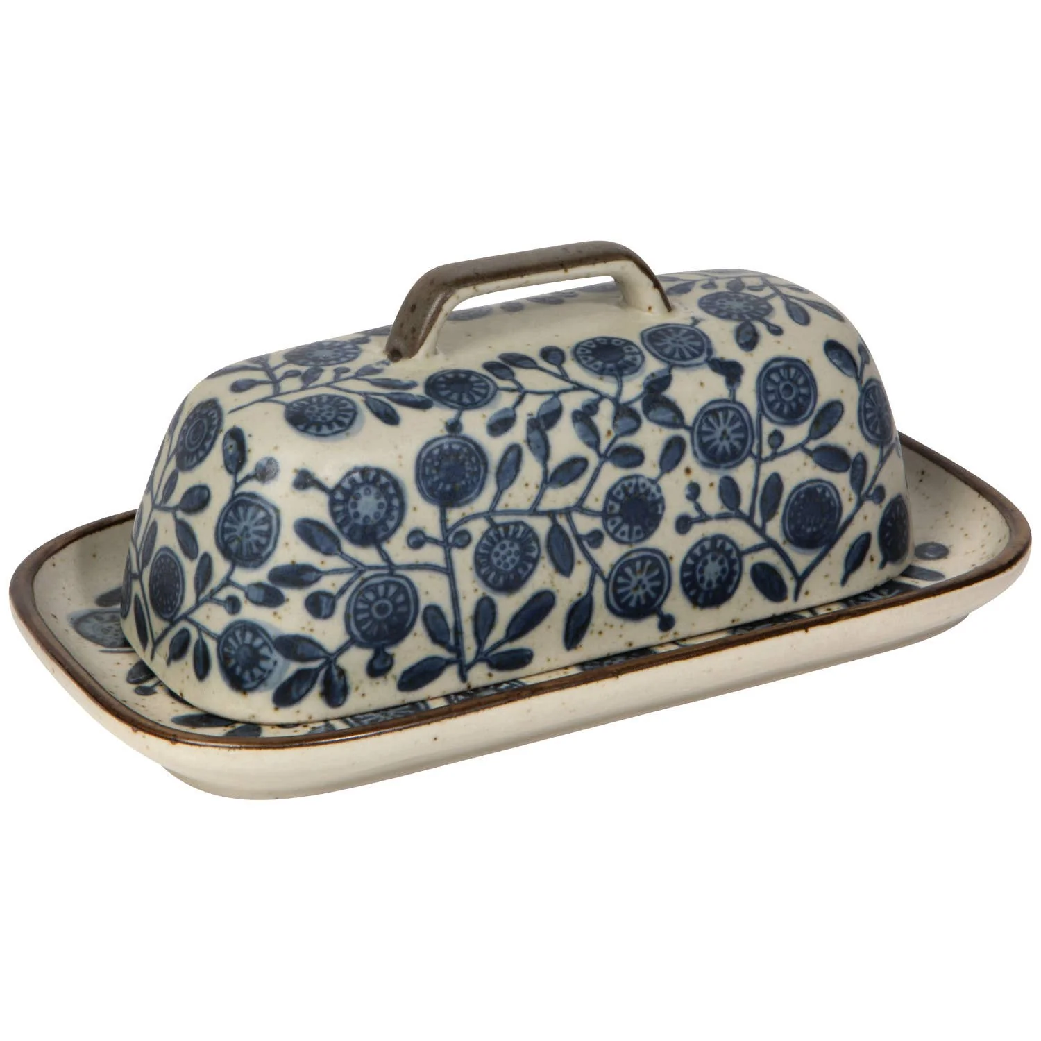 Unique Heirloom Calendula Element Butter Dish World-Class
