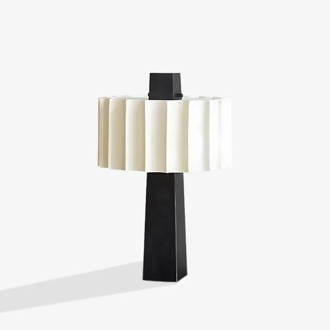 Functional Ancient Pleated Table Lamp Effective