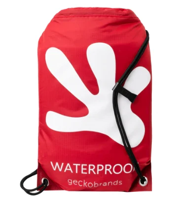 Long-Lasting Drawstring WP Backpack - Cardinal White Exceptional