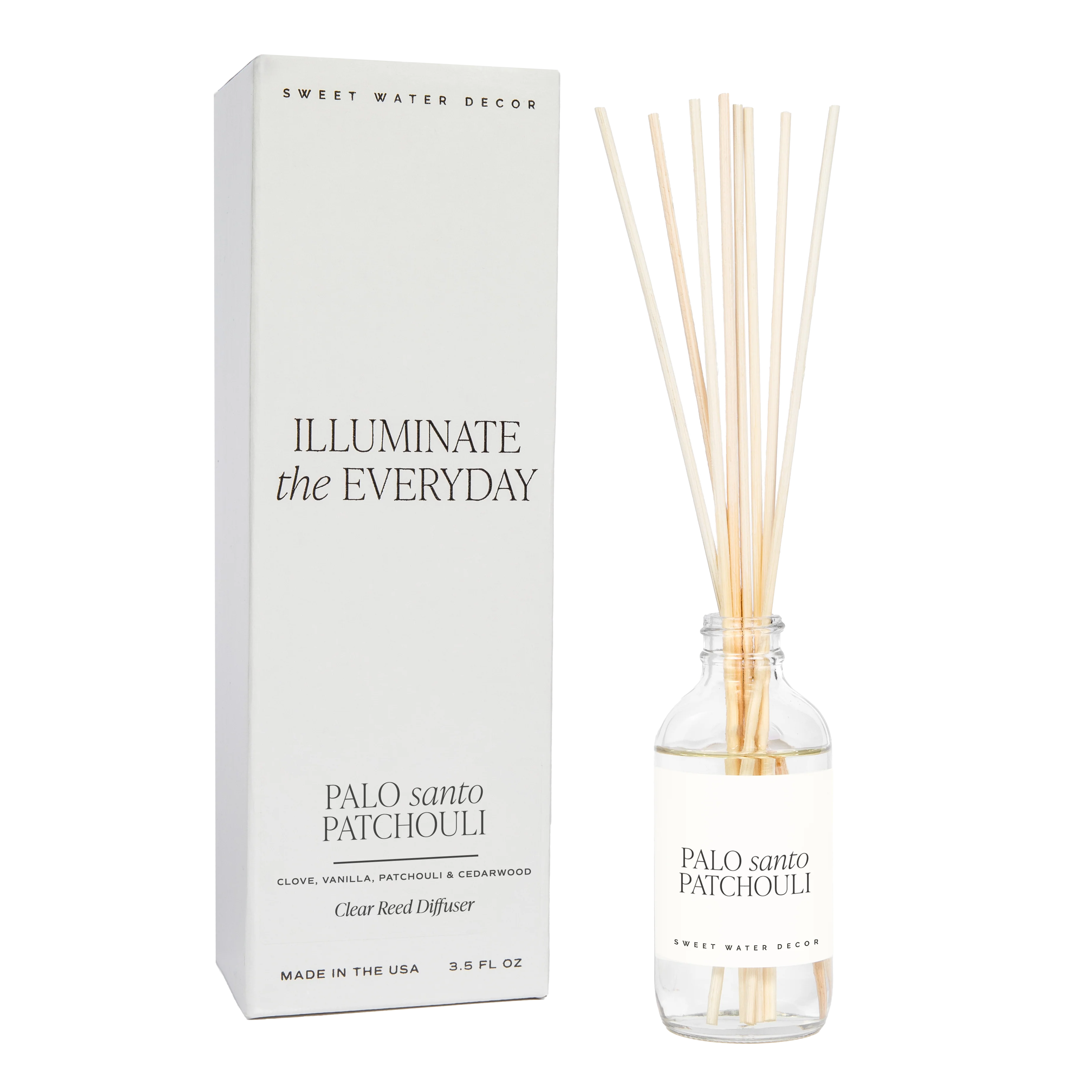 Specialty Palo Santo Patchouli Reed Diffuser Genuine
