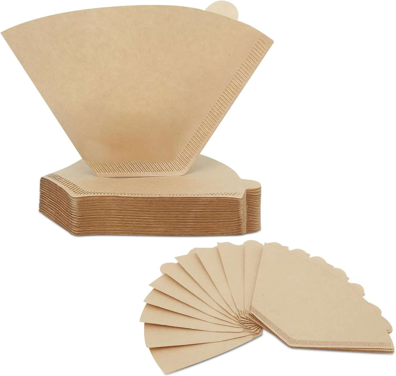 Trendy Coffee Filters 4 Cone Paper 100 Count Unbleached-Disposable Pour Over Coffee Filter for Drip Coffee Maker Coffee Paper Filters 8-12 Cup Cone Coffee Filters 04 Luxury