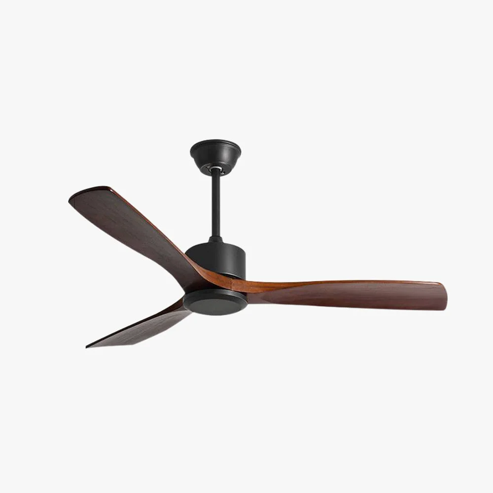 Crafted Haydn 3-Blade Black Red Ceiling Fans DIA 52'' Comfortable