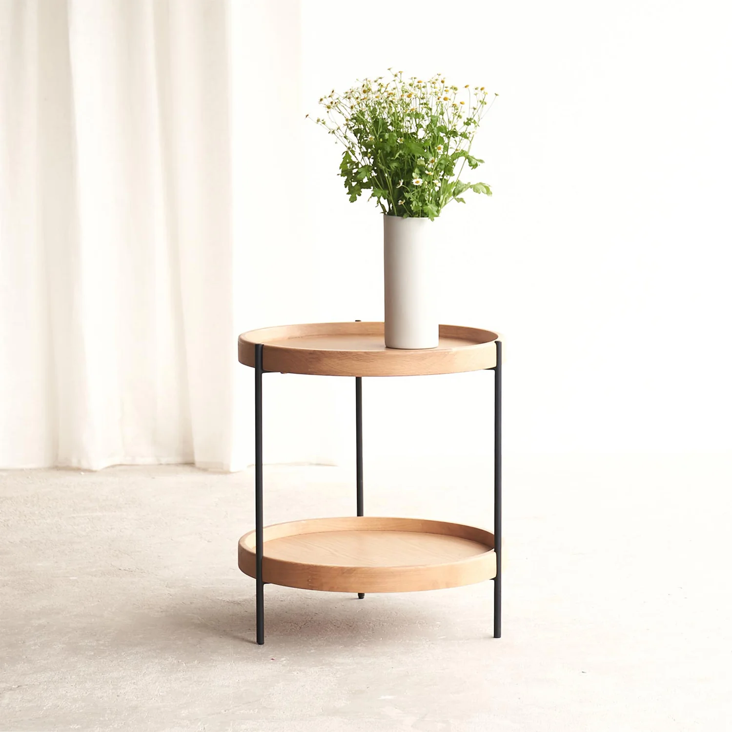 Exceptional Humla Side Table Natural Fine Crafted