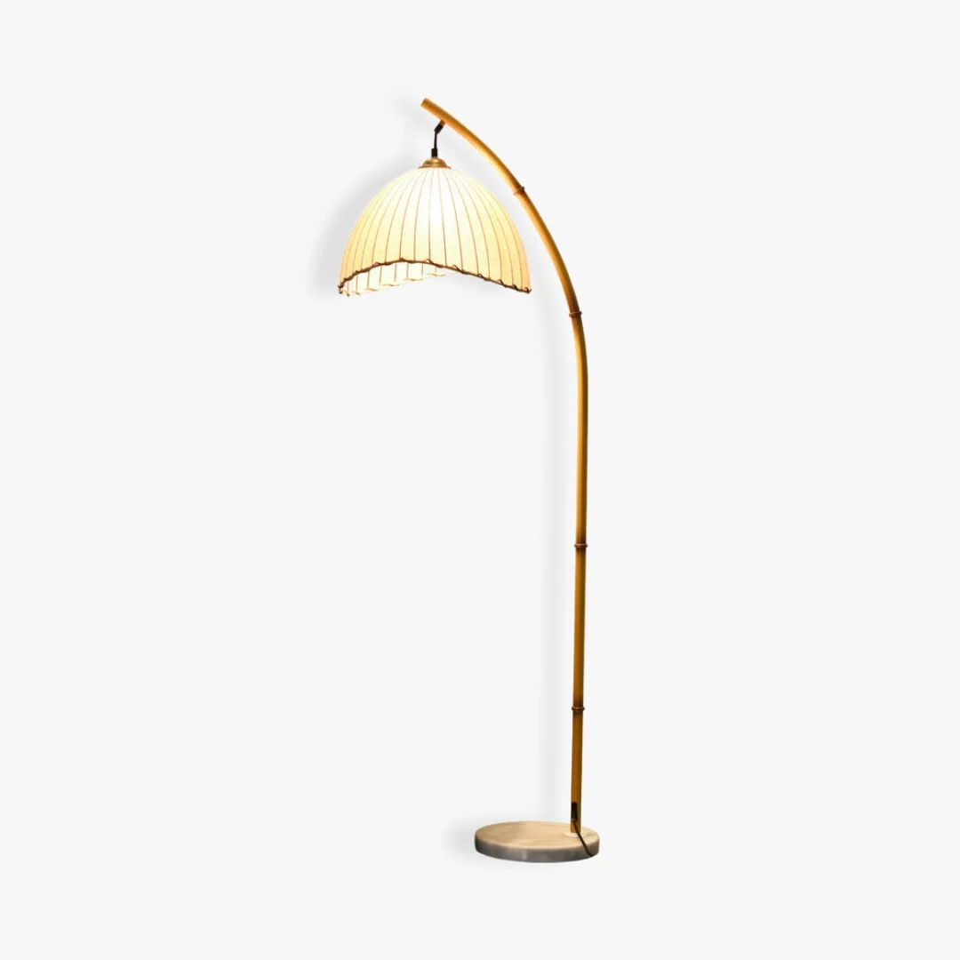 Elite Vintage Bamboo Floor Lamp Easy-to-Use