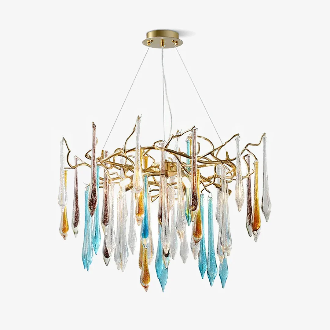 Original Golden Water Drop Chandelier Breathable