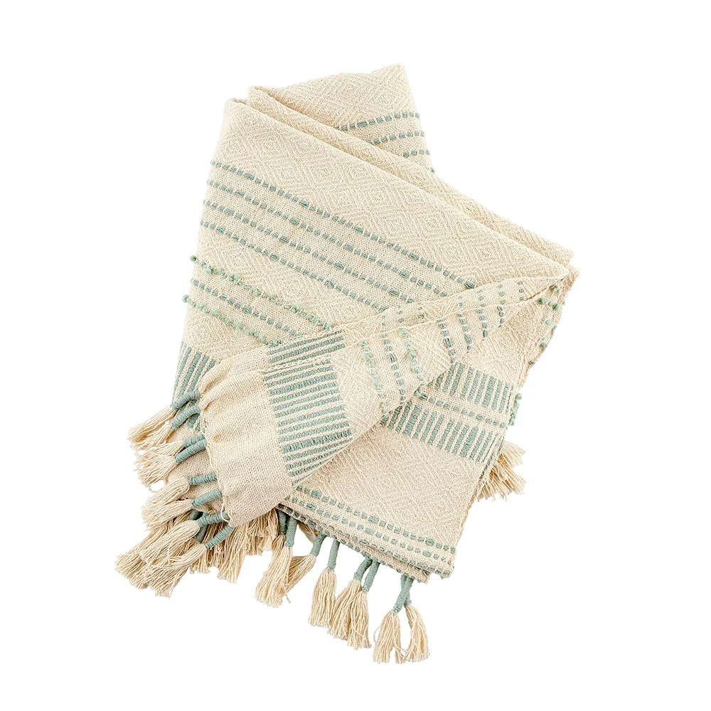 Healthy Beach House Throw Aqua Sophisticated