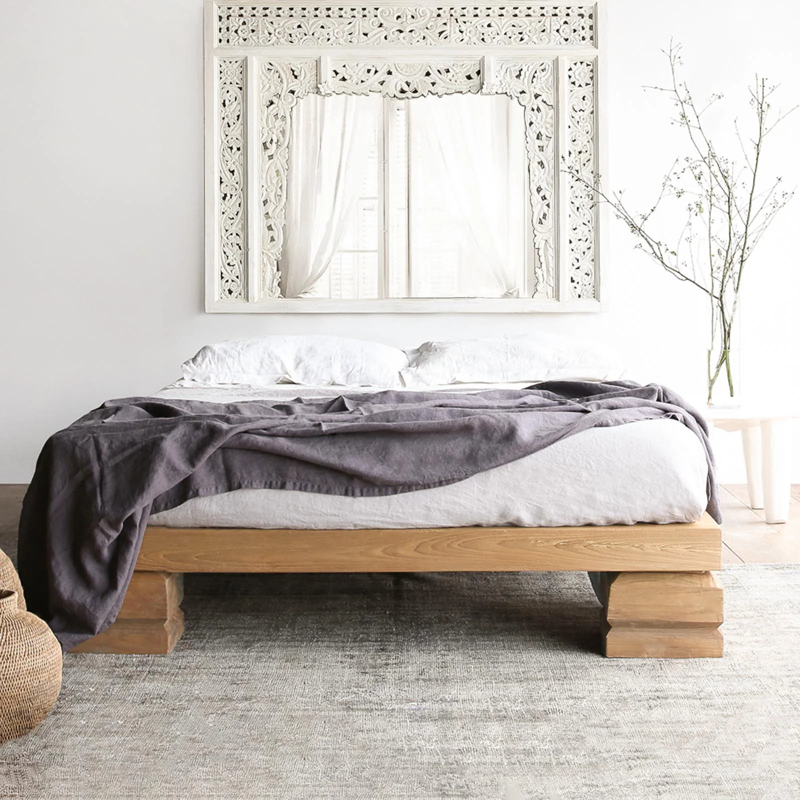 Proven Umpak Bed Frame Teak - Natural Convenient
