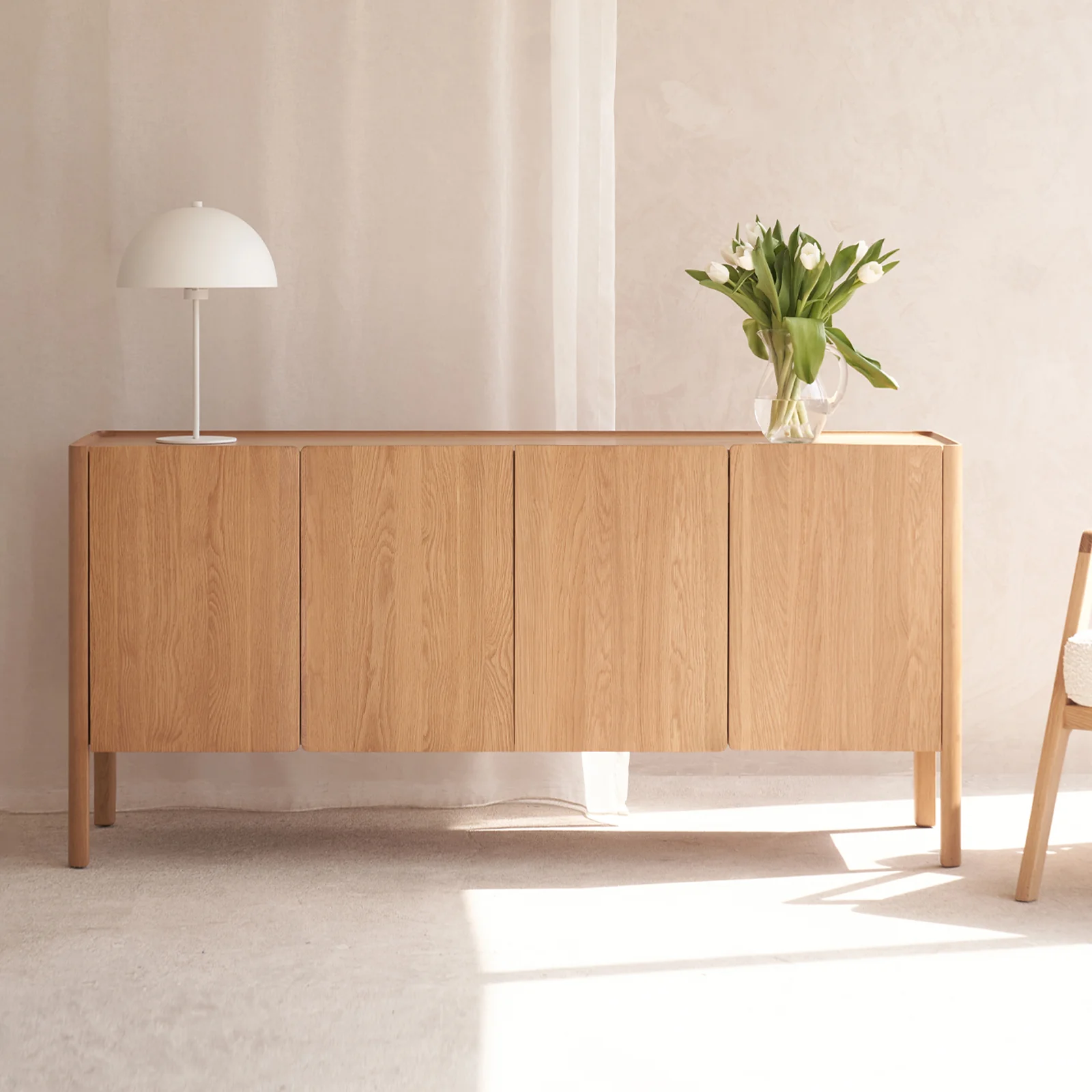 High-Grade Nell Sideboard Oak 160cm Excellent