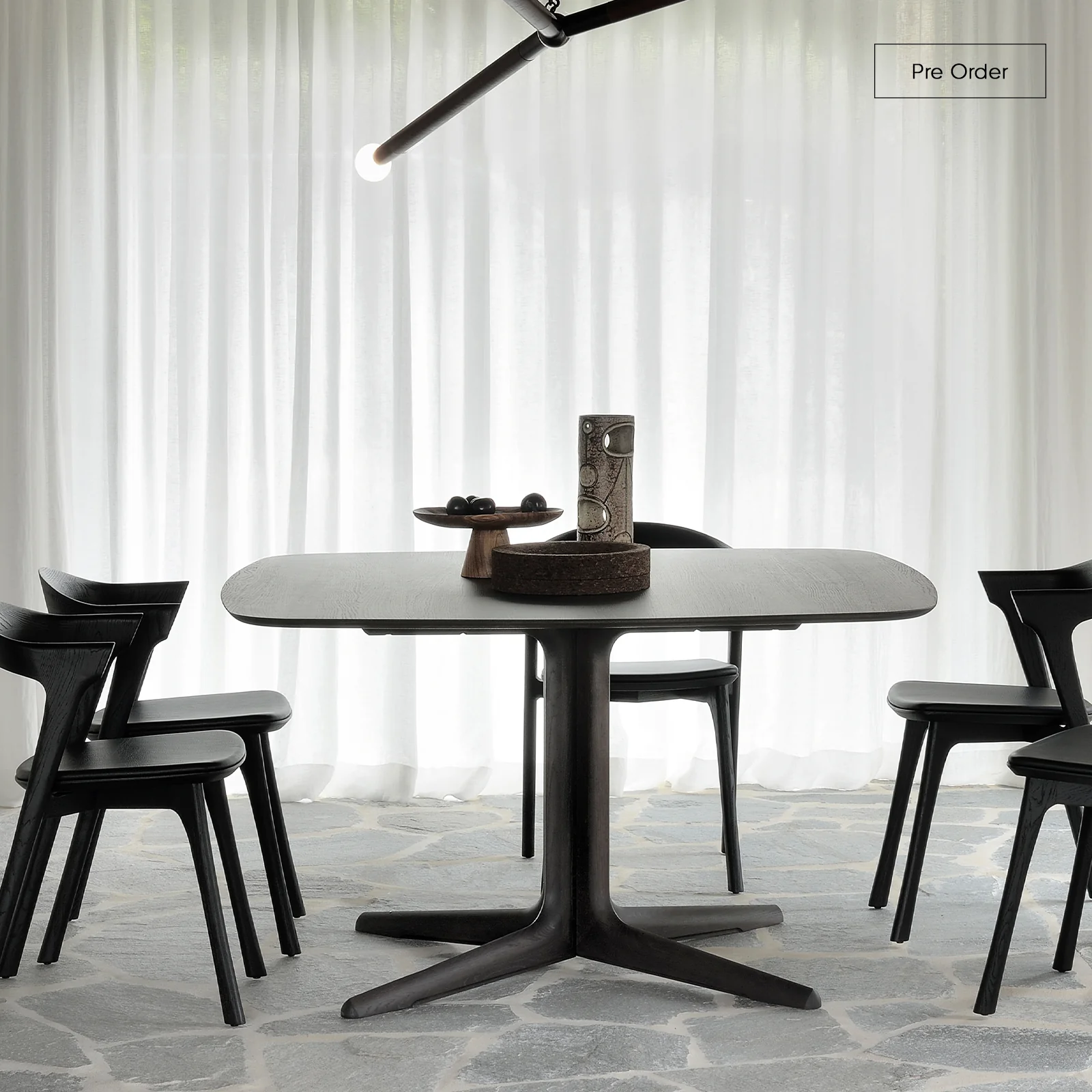 Original Design Corto Square Dining Table Oak - Brown 150cm Trusted