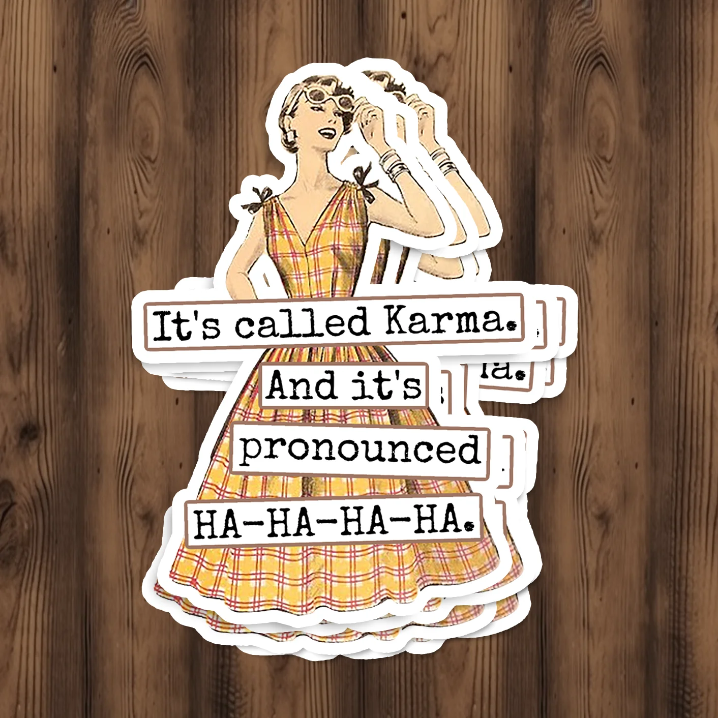 Carefully Designed Taylor Swift Karma Sticker World-Class