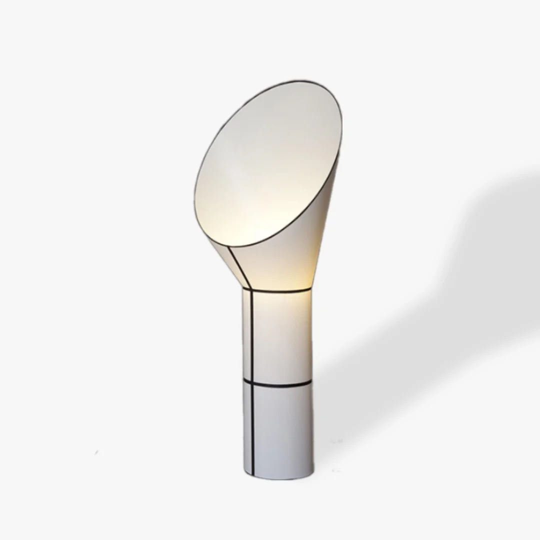Natural Cylinder Horn Floor Lamp Verified