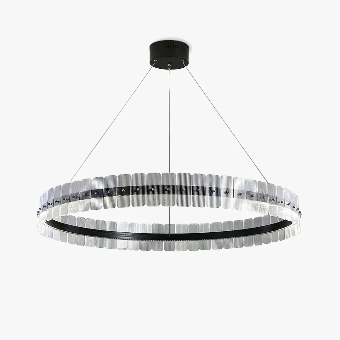 Proven Black Acrylic Chandelier Authentic