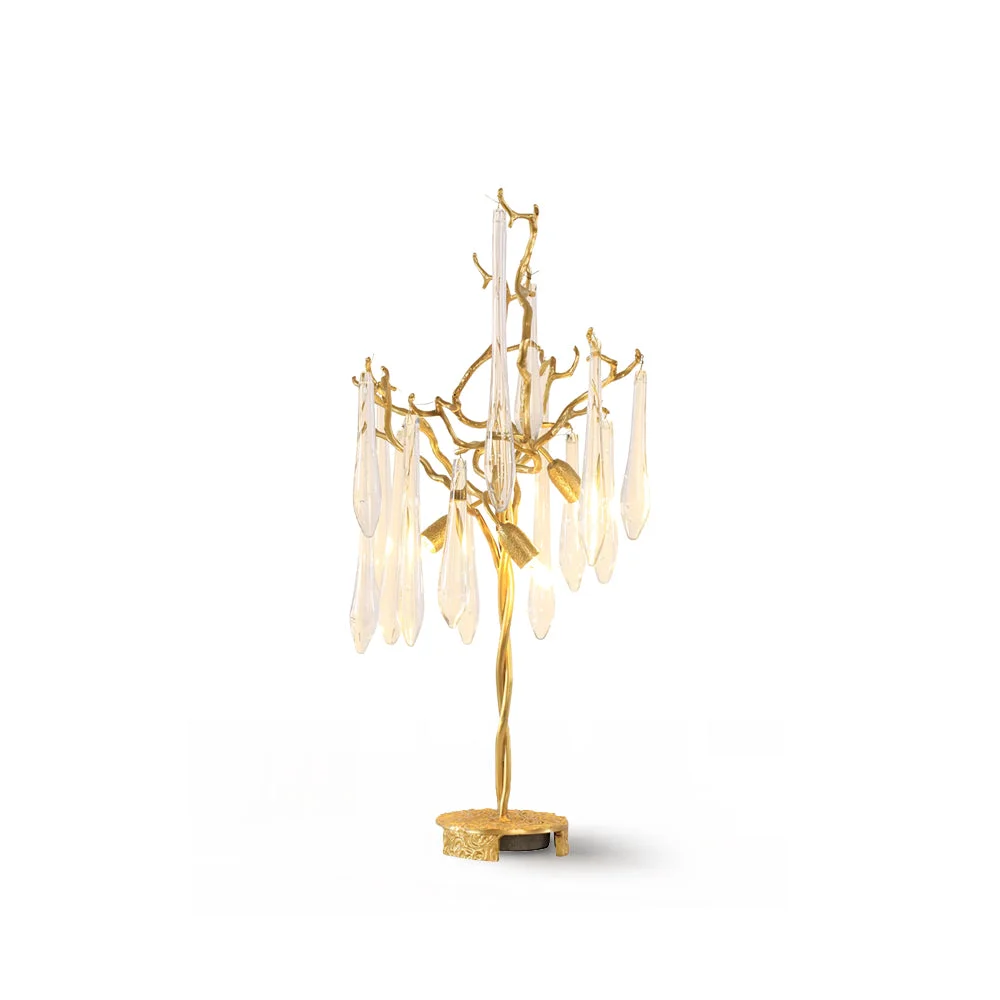 Solid Aqua Willow Table Lamp Verified