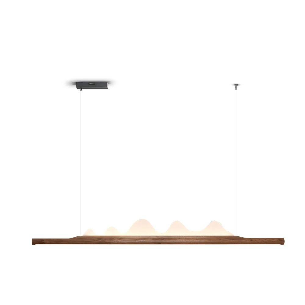 Contemporary Drift Linear Chandelier Breathable