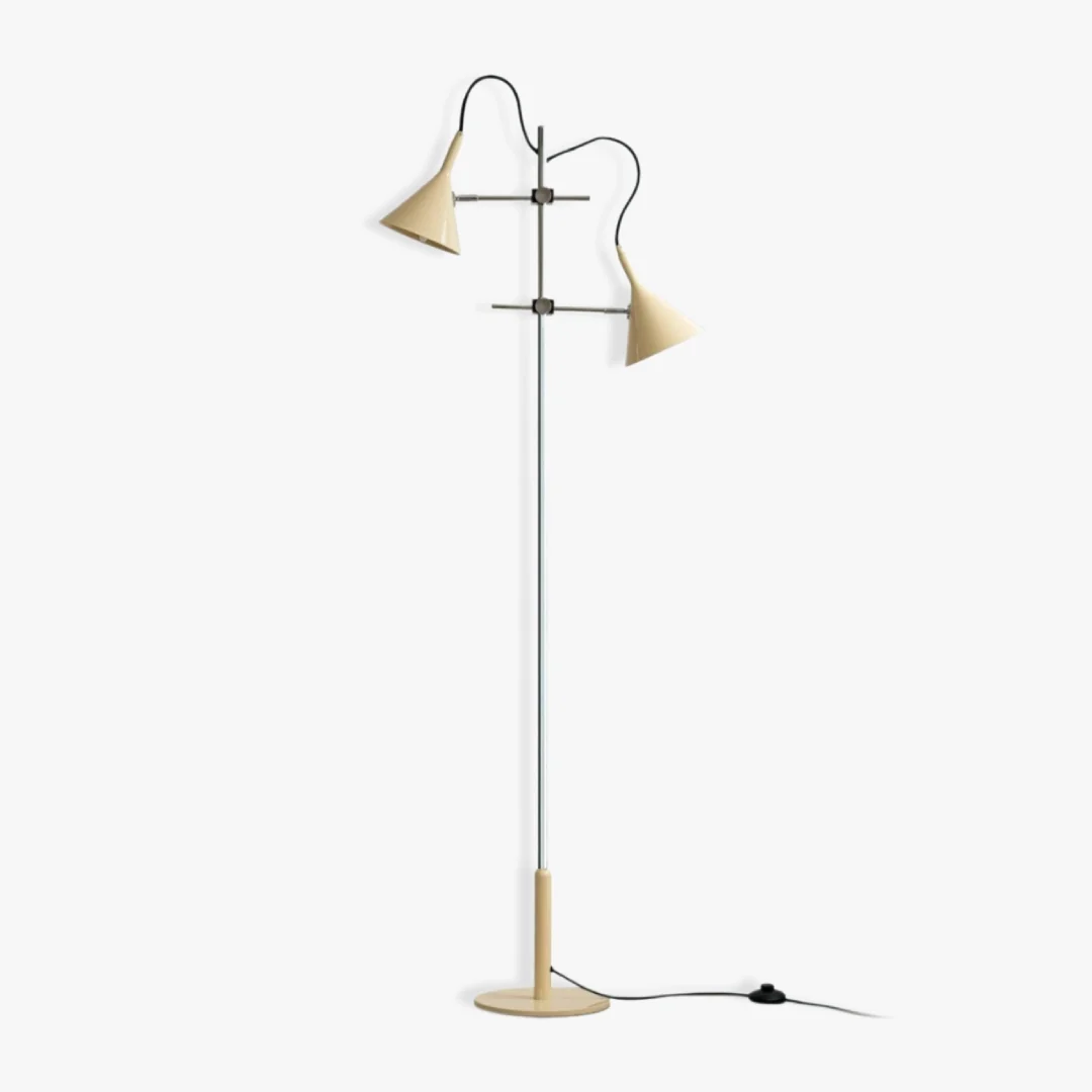 Smooth Double Fish Floor Lamp Recyclable