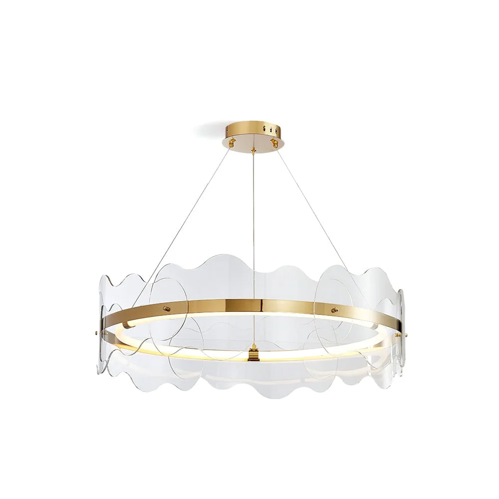 Functional Acrylic Wave Chandelier Premium