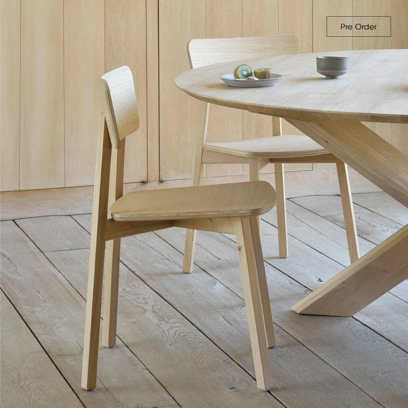 Green Ca Dining Chair Oak Professional