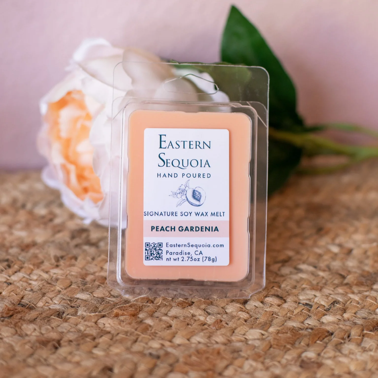 Consistent Peach Gardenia Wax Melt Flexible