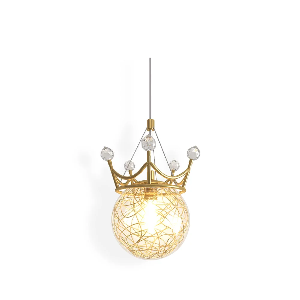 Long-Lasting Gypsophila Crown Pendant Lamp Stylish