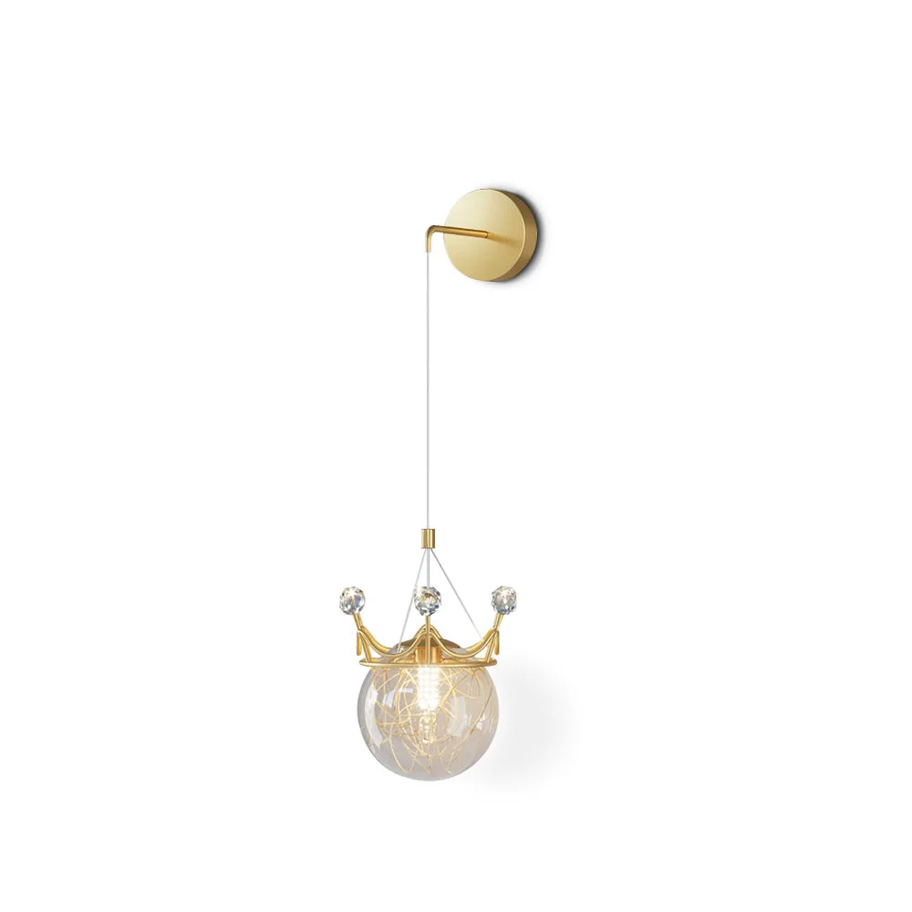 Secure Gypsophila Crown Wall Lamp Eco-Friendly