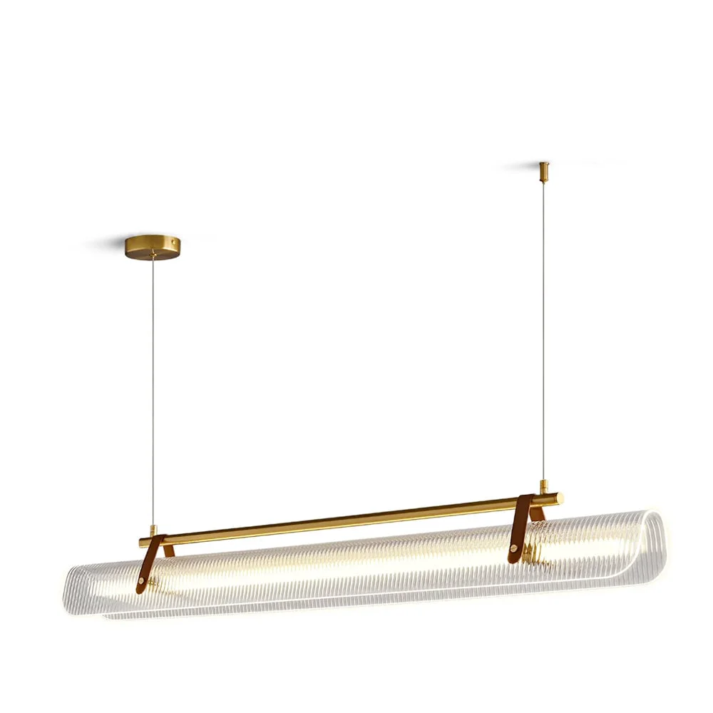 Green Nami Linear Chandelier Authentic