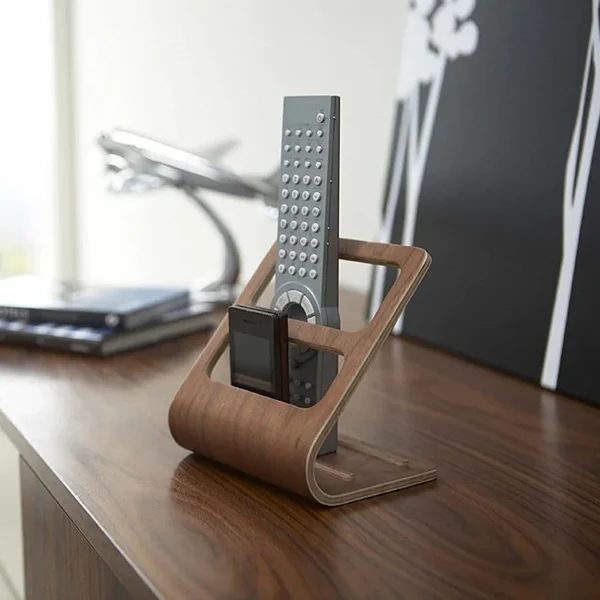 Professional Wooden TV Remote Control Storage Rack Enhanced