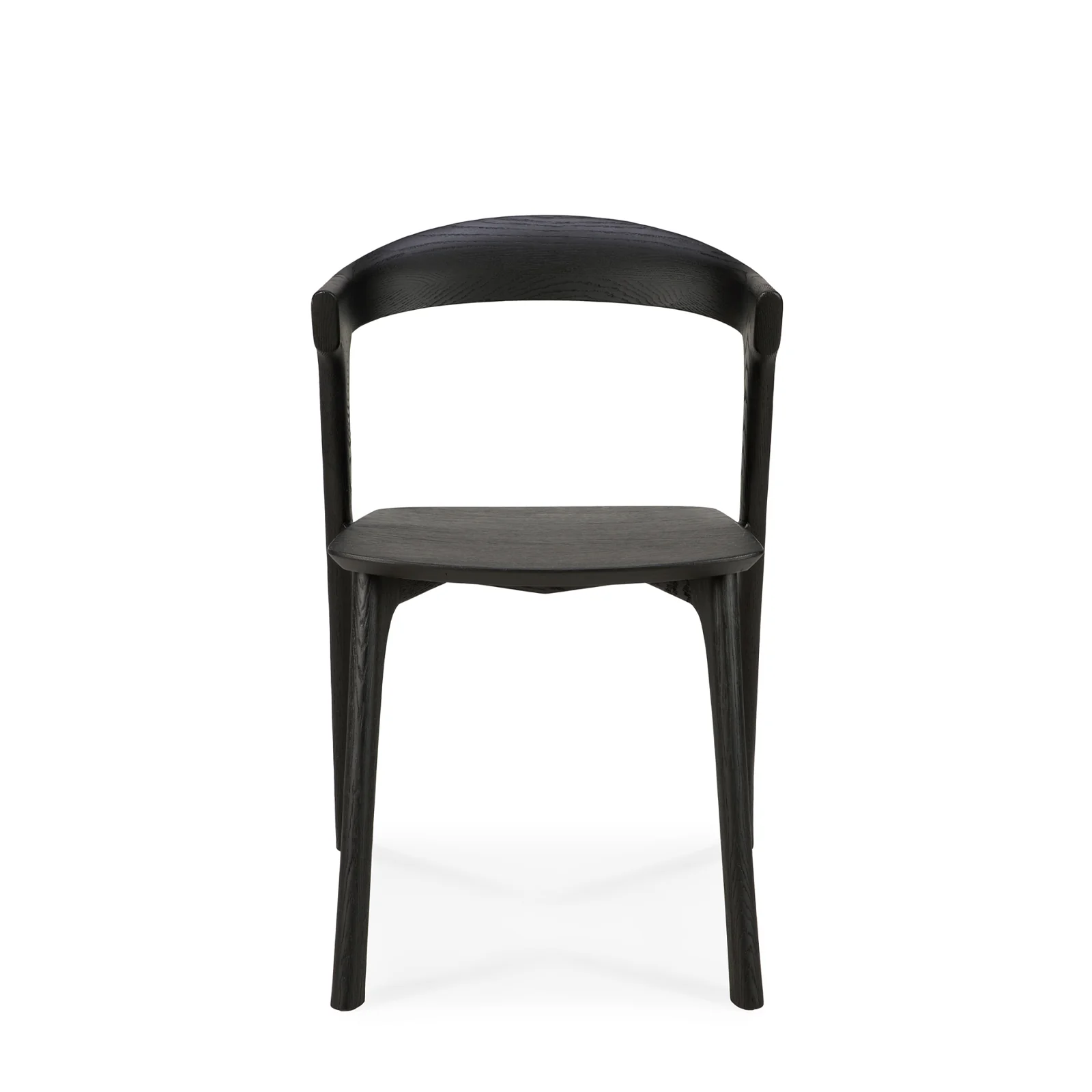 Refined Bok Dining Chair Black Oak Elegant