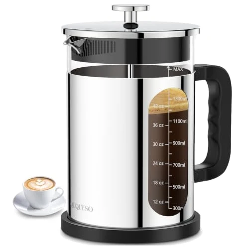 Sustainable French Press Coffee Maker 51oz Modern