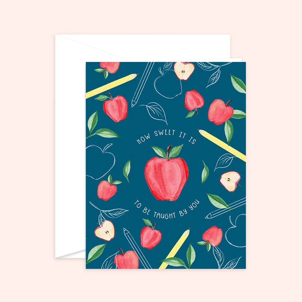 Crafted Teacher Appreciation Card Versatile