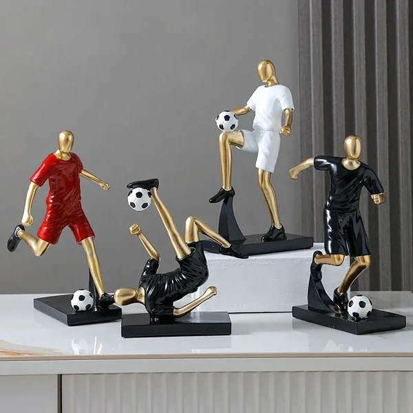Optimized Creative Soccer Player Ornament Solid