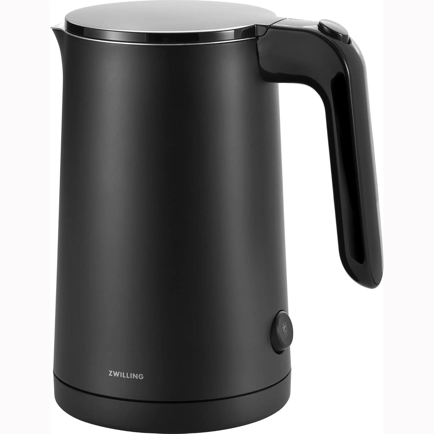 Premium Material Zwilling Enfinigy Cool Touch 1-Liter Electric Kettle Cordless Tea Kettle Hot Water - Black Organic
