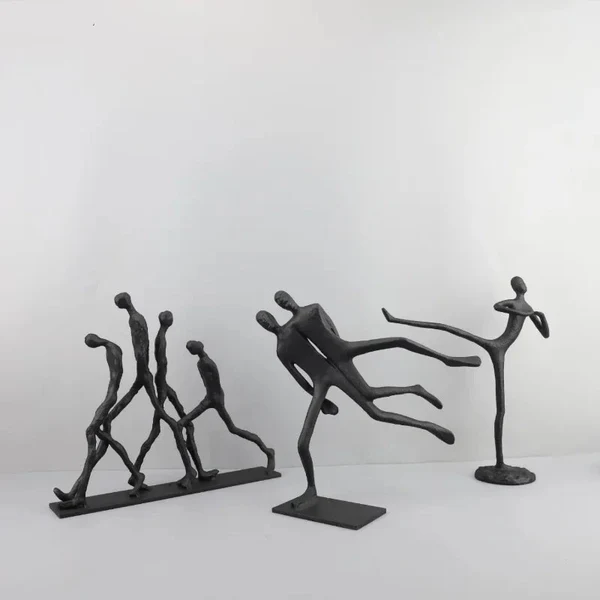 Proven Abstract Cast Iron Figurines Enhanced