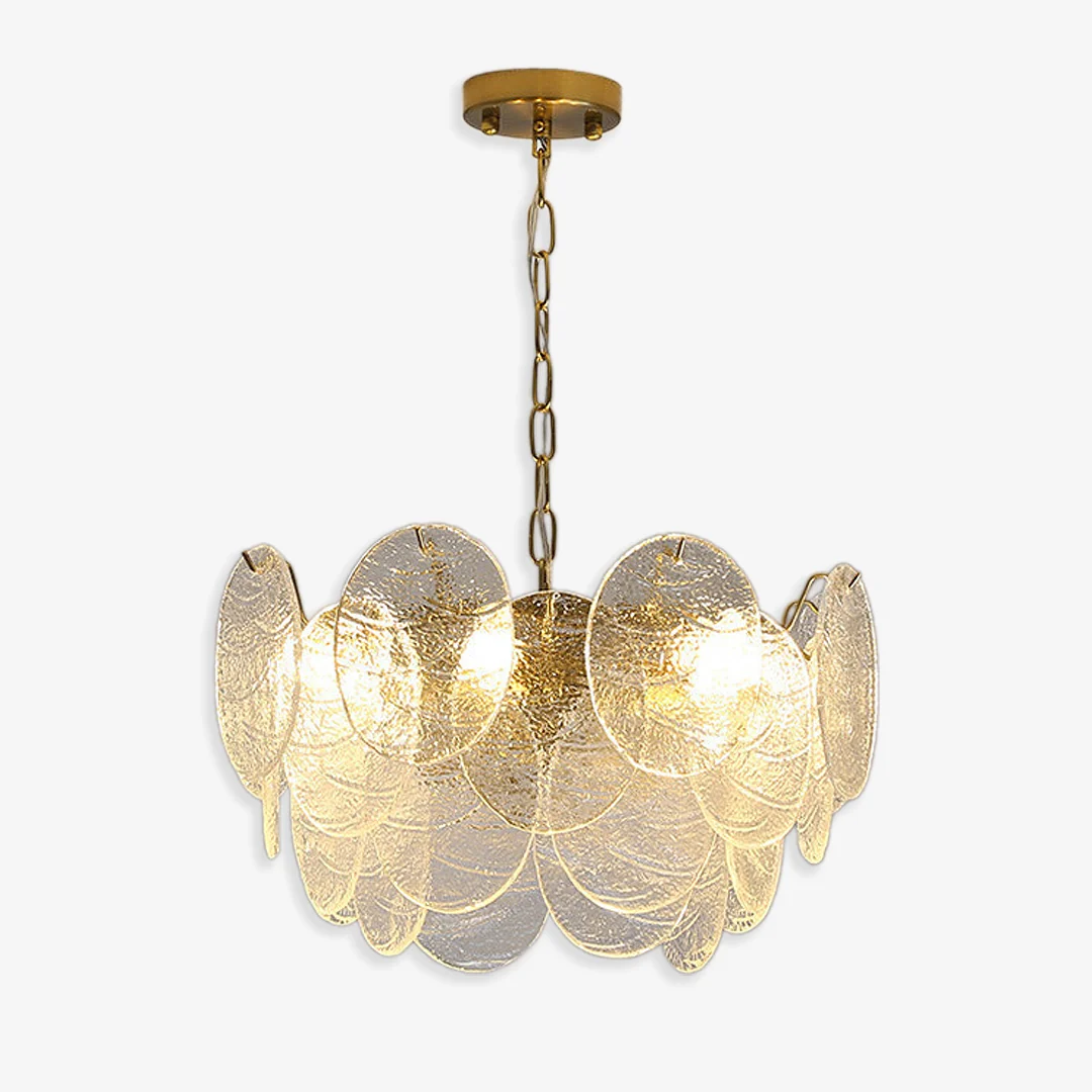 Sophisticated Glass Disc Chandelier Reliable
