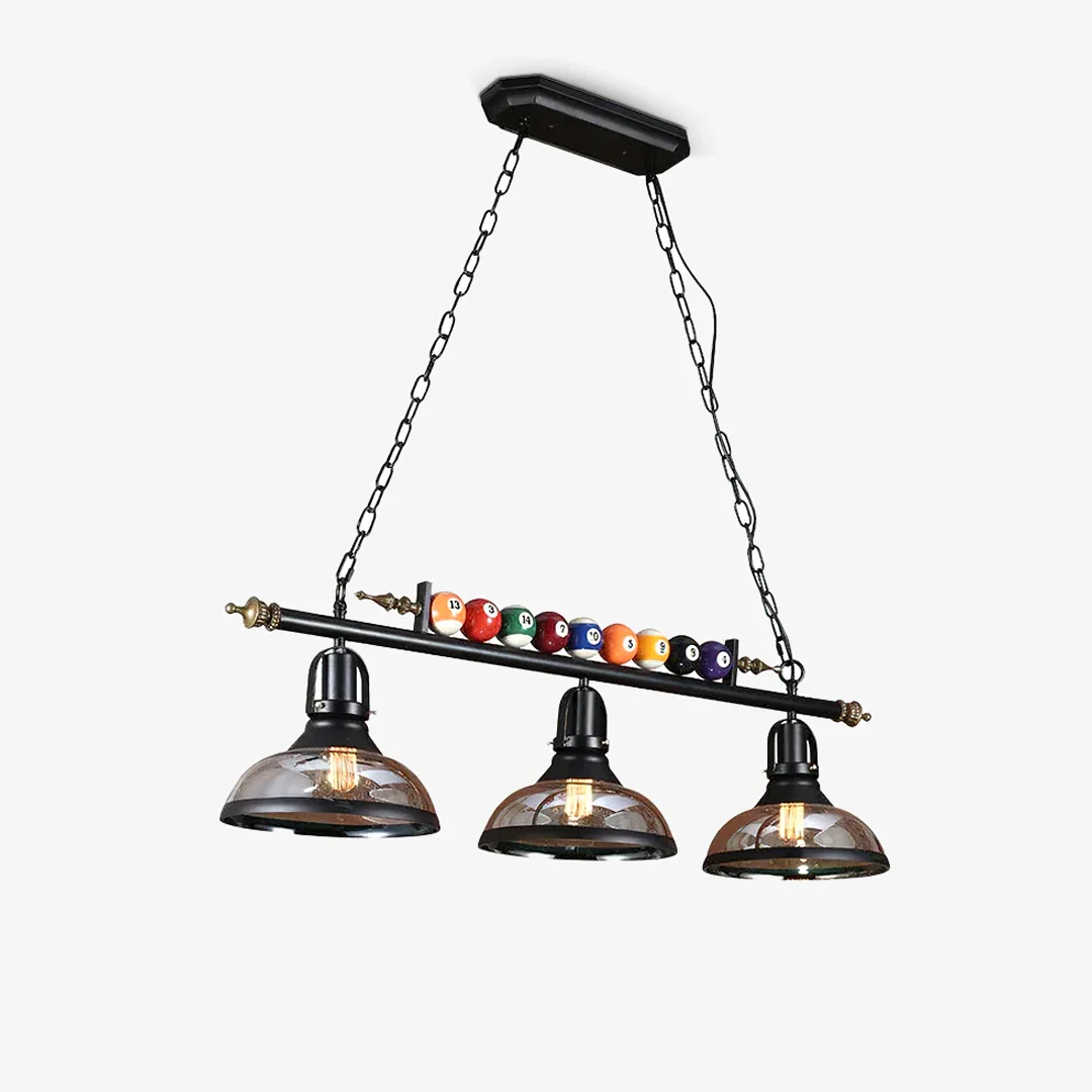 Responsible Kasha Billiard Chandelier Easy-to-Use