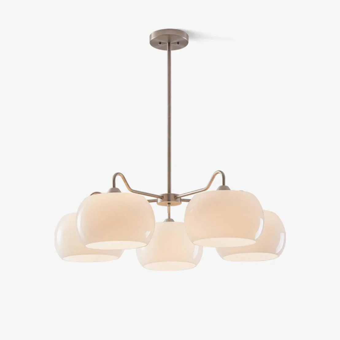 Genuine Nickel Glass Persimmon Chandelier Premium
