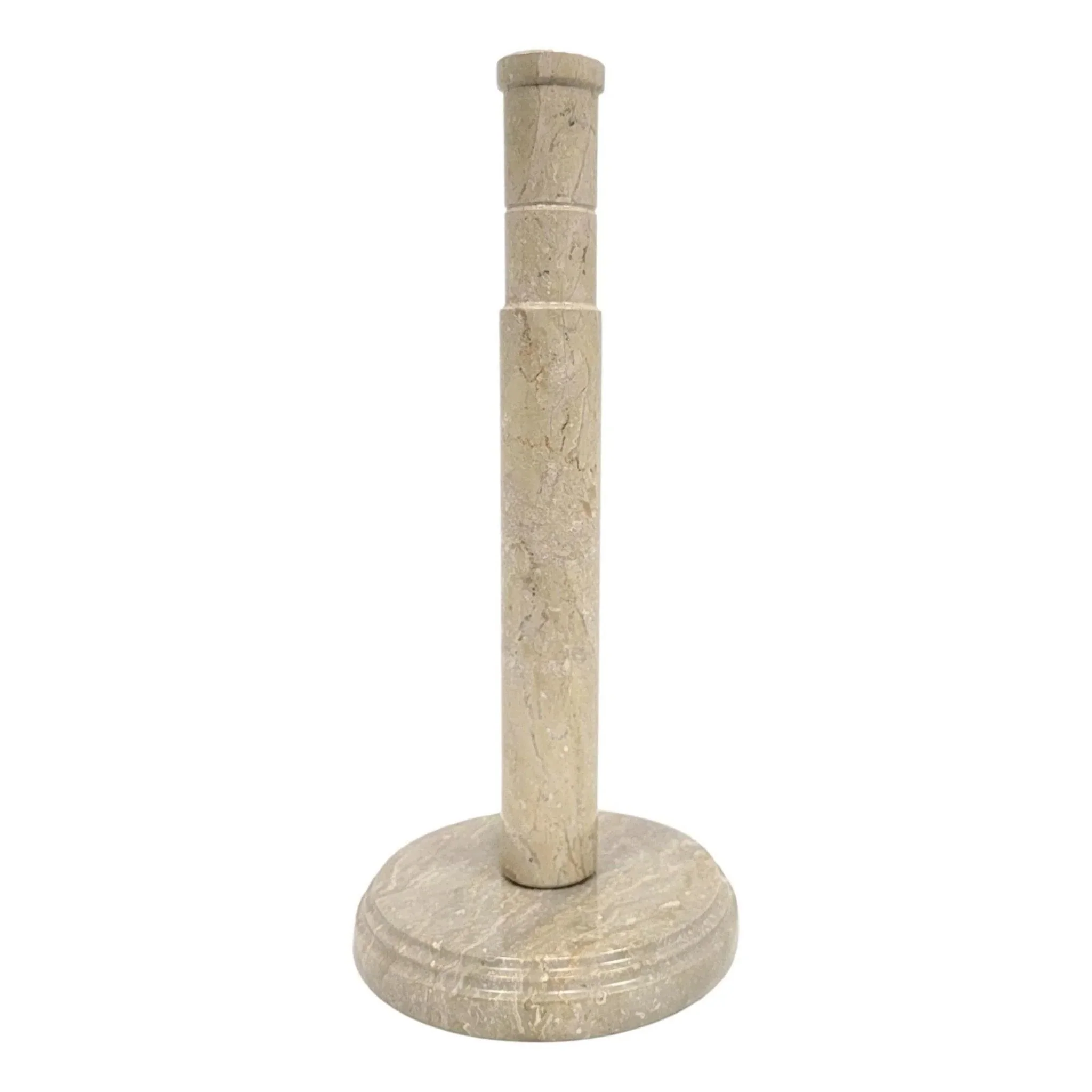 Minimalist Sahara Beige Marble Kitchen Towel Holder Despenser Selected