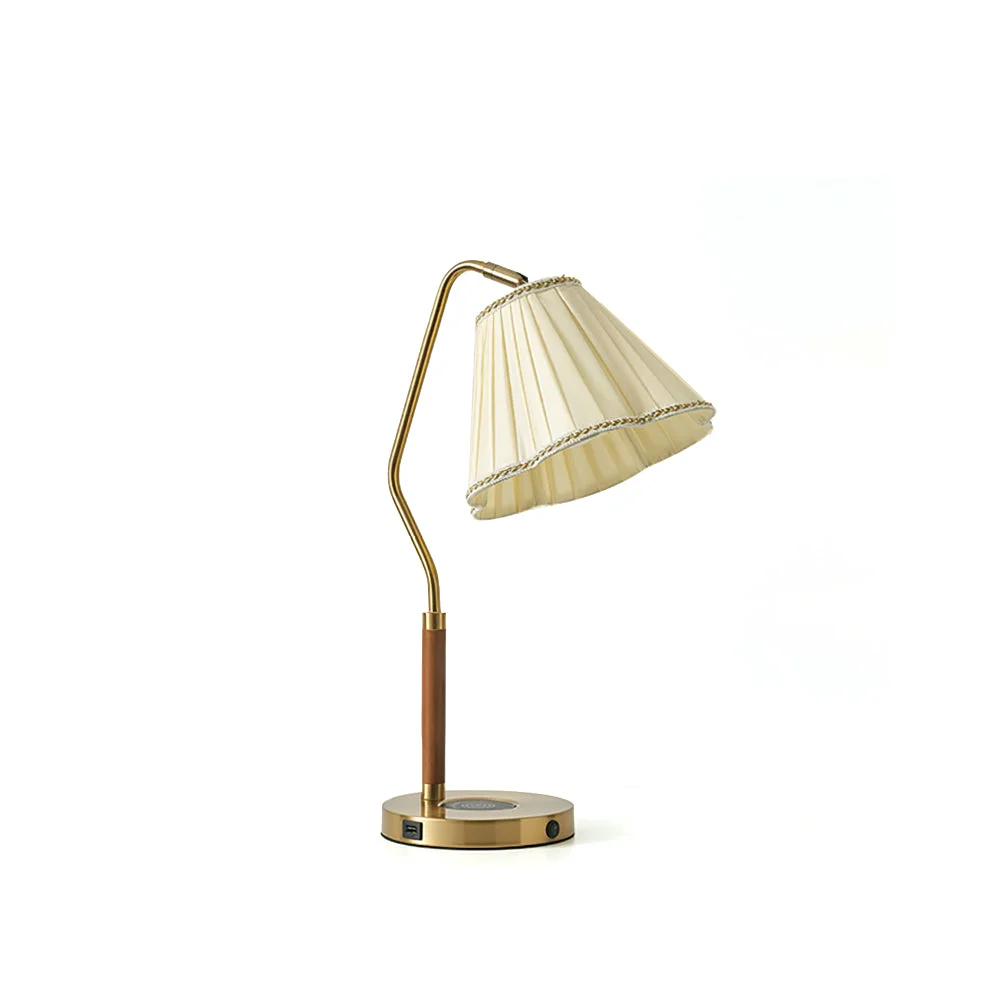 High-Performance Florentine Fabric Table Lamp Contemporary